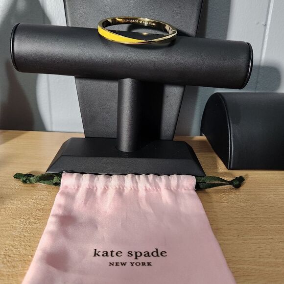 Kate Spade Gold and Yellow Bangle Bracelet - Picture 3 of 5